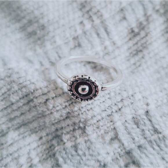 New Boho Aztec Inspired Rounded Ring - Picture 9 of 11